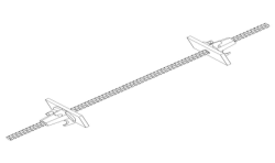 Achetez COSMOS TIGE TOURBILLON Ø17- 0.75M + 2 PLATINES + 2 ÉCROUS / COSMOS en ligne sur MO-Shop