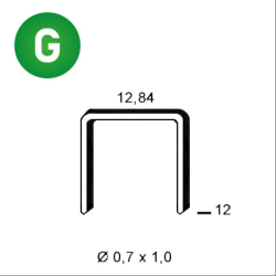 Achetez ALSAFIX AGRAFES 12MM 64-121 A12 GALV / BTE 10000 pourjk680 en ligne sur MO-Shop