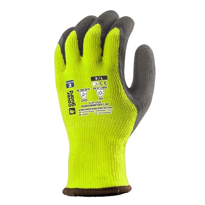 Achetez  GANT EUROWINTER L20 ANTI-FROID JAUNE FLUO en ligne sur MO-Shop