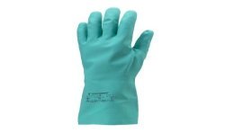 Achetez  GANT NITRILE VERT COTON FLOCKE en ligne sur MO-Shop