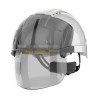 Achetez JSP CASQUE DE SÉCURITÉ EVO VISTASHIELD VENTILÉ, BLANC/CAPOT FUMÉ AVEC ÉCRAN INTÉGRÉ ANTI-BUÉE, ANTI-RAYURES KN en ligne 