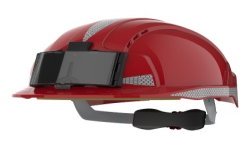 Achetez JSP CASQUE EVOLITE® / ROUGE / AVEC BANDE REFLECTIVE + PORTE-BADGE / JSP en ligne sur MO-Shop