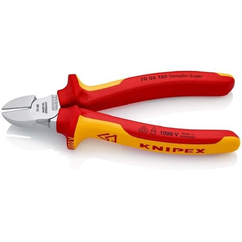 Achetez KNIPEX PINCE COUPANTE DE COTE 160MM CHROME 1000V KNIPEX en ligne sur MO-Shop