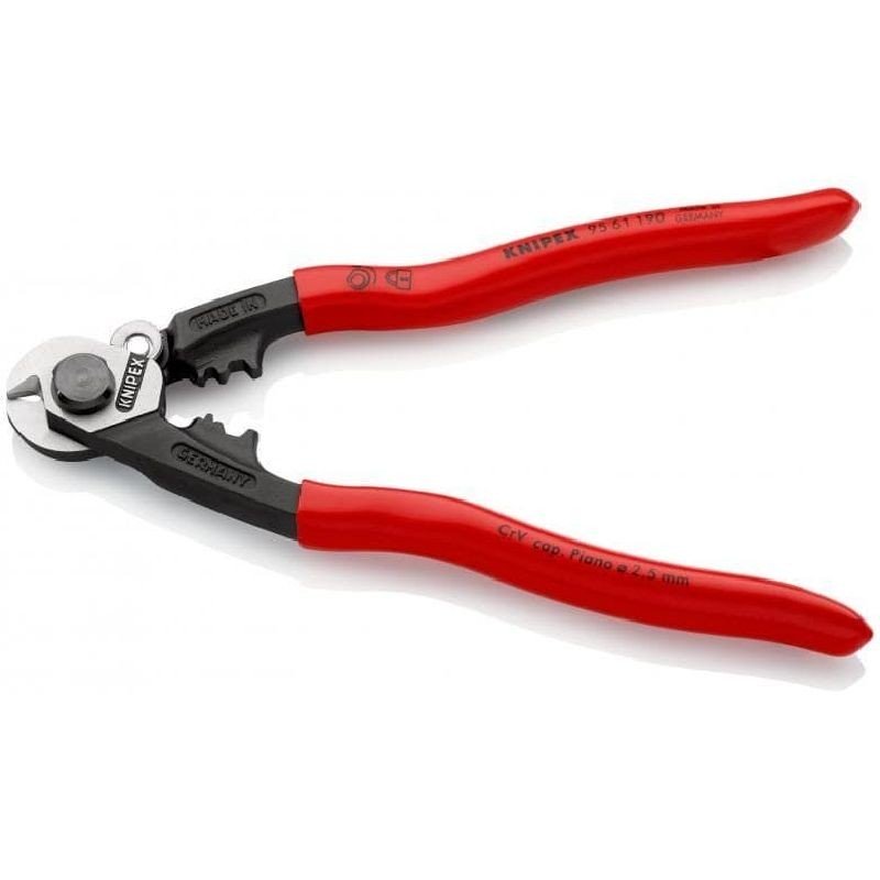 Achetez KNIPEX PINCE KNIPEX COUPE CABLE 190MM D2.5 A 7MM en ligne sur MO-Shop