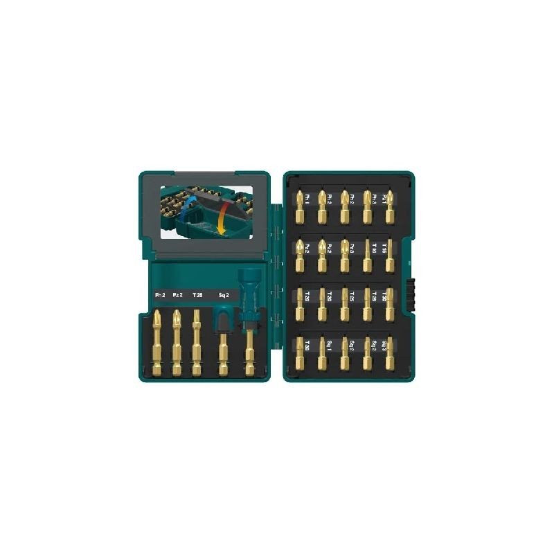 Achetez MAKITA COFFRET MAKITA 26 PCS VISSAGE IMPACT GOLD / B-49915 en ligne sur MO-Shop