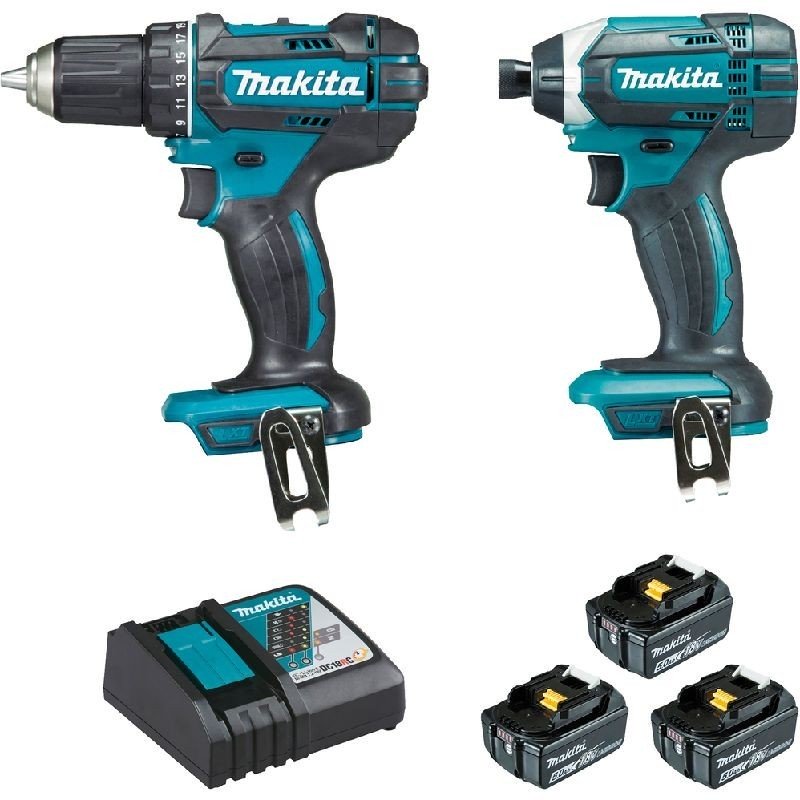 Achetez MAKITA PERCEUSE VISS. MAKITA 18V 5AH DDF482 + VISS. CHOC DTD152 / DLX2127TJ1 en ligne sur MO-Shop