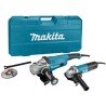 Achetez MAKITA MEULEUSE MAKITA 230 GA9020 2200 W + GA9558HNRG D125 840W COFFRET / DK0053G / AVEC COFFRET en ligne sur MO-Shop