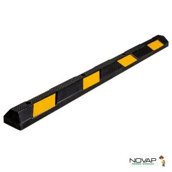 Achetez NOVAP BUTEE DE PARKING NOIR/JAUNE 1830x150x110mm AVEC FIXATION en ligne sur MO-Shop