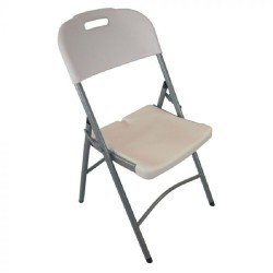 Achetez SANS MARQUE CHAISE PLIANTE BLANCHE POLYETHYLENE en ligne sur MO-Shop