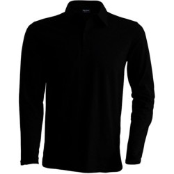 Achetez SANS MARQUE POLO MANCHES LONGUES HOMME NOIR KARIBAN en ligne sur MO-Shop