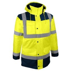 Achetez  PARKA HAUTE VISIBILITE  4 EN 1 JAUNE/MARINE en ligne sur MO-Shop