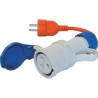 Achetez SANS MARQUE ADAPTATEUR ELECTRIQUE CEE FEMELLE 3X1.5 +Male.3X10A - 25CM orange en ligne sur MO-Shop