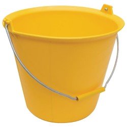 Achetez TALIA SEAU 13L SEAU PRO JAUNE  A POIGNEE ET ERGOTS ANSE 5,3MM en ligne sur MO-Shop
