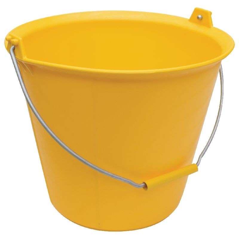 Achetez TALIA SEAU 13L SEAU PRO JAUNE  A POIGNEE ET ERGOTS ANSE 5,3MM en ligne sur MO-Shop