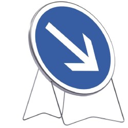 Achetez TALIA PANNEAU SIGN. BK21 SENS OBLIGATOIRE FLECHE FIXE D.85CM AS. CL1 en ligne sur MO-Shop