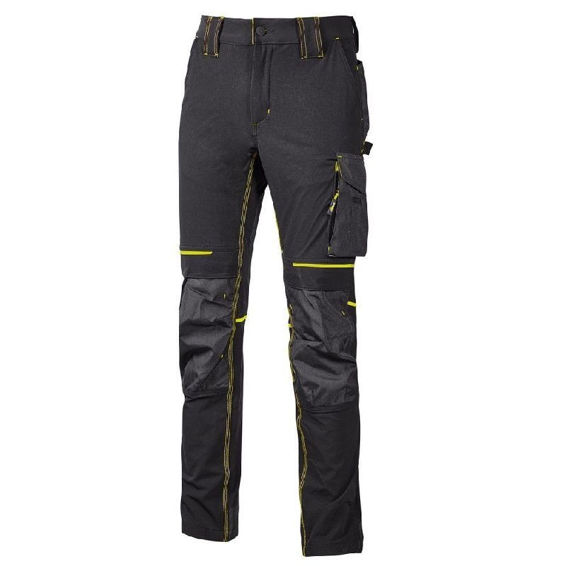 Achetez  PANTALON U-POWER ATOM NOIR-JAUNE en ligne sur MO-Shop