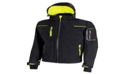 Achetez  VESTE U-POWER SOFTSHELL SPACE NOIR-JAUNE en ligne sur MO-Shop