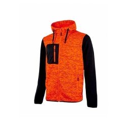 Achetez  SWEAT U-POWER RAINBOW ZIPPE ORANGE-NOIR en ligne sur MO-Shop