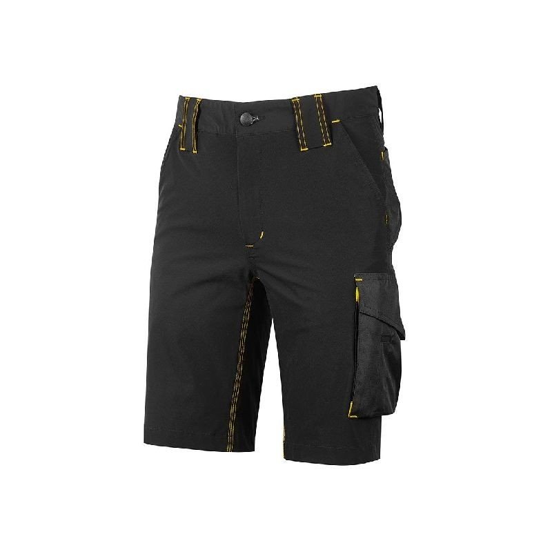 Achetez  SHORT U-POWER MERCURY NOIR-JAUNE en ligne sur MO-Shop