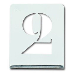 Achetez SANS MARQUE CHIFFRE A POCHER HT 100MM CHIFFRE CAPITALE en ligne sur MO-Shop