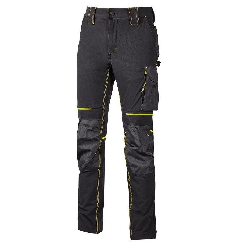 Achetez  PANTALON U-POWER ATOM NOIR-JAUNE en ligne sur MO-Shop