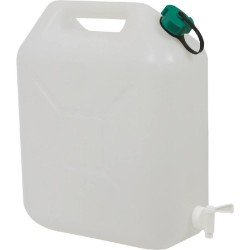 Achetez SANS MARQUE JERRICAN PLASTIQUE 20L TRANSLUCIDE ALIMENTAIRE + ROBINET en ligne sur MO-Shop