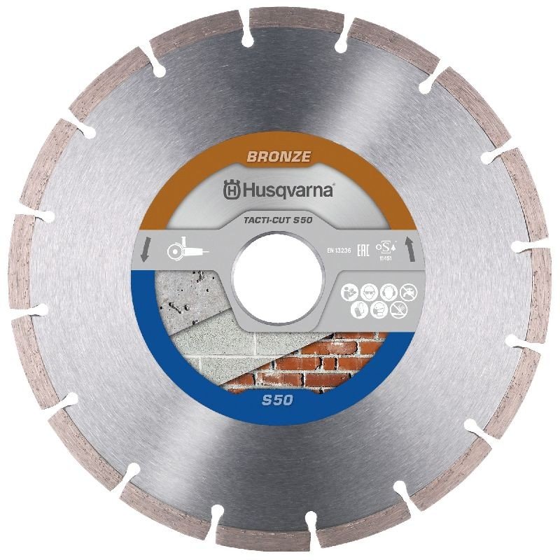 Achetez HUSQVARNA DISQUE DIAMANT / HUSQVARNA/ BETON / TACTI-CUT S50 / Ø230 / AL.10.22-2 en ligne sur MO-Shop