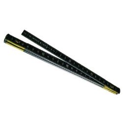 Achetez METRICA DOUBLE METRE ALU  10 BRANCHES NOIR en ligne sur MO-Shop