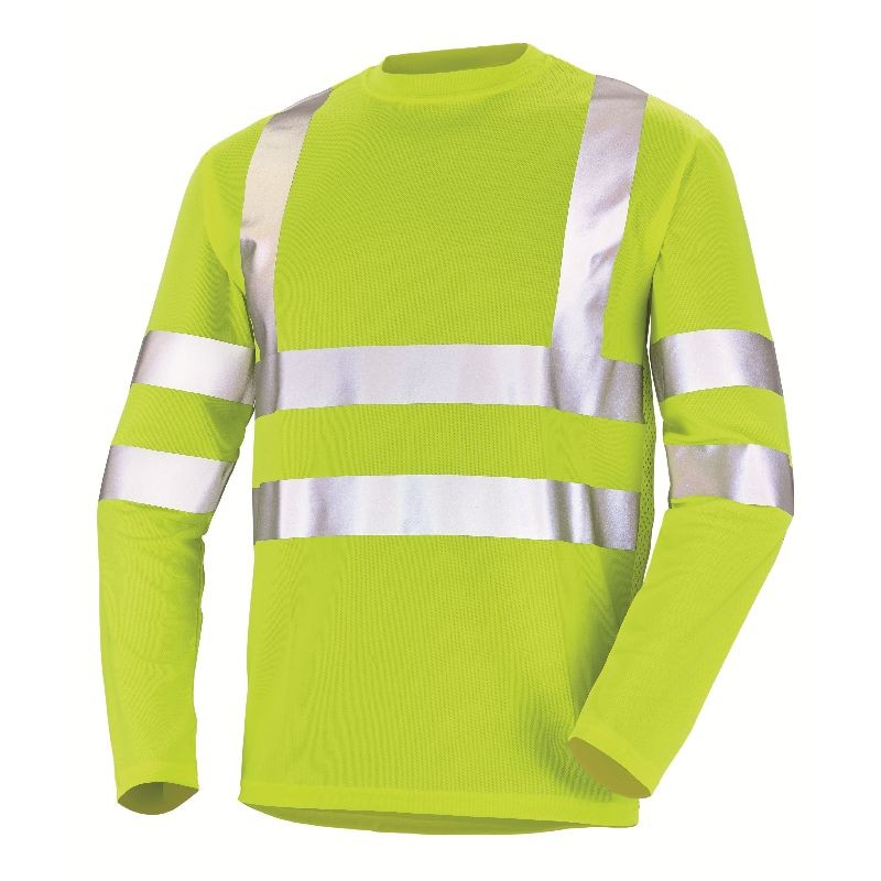 Achetez  TEE SHIRT HV MANCHE LONGUE JAUNE FLUO en ligne sur MO-Shop