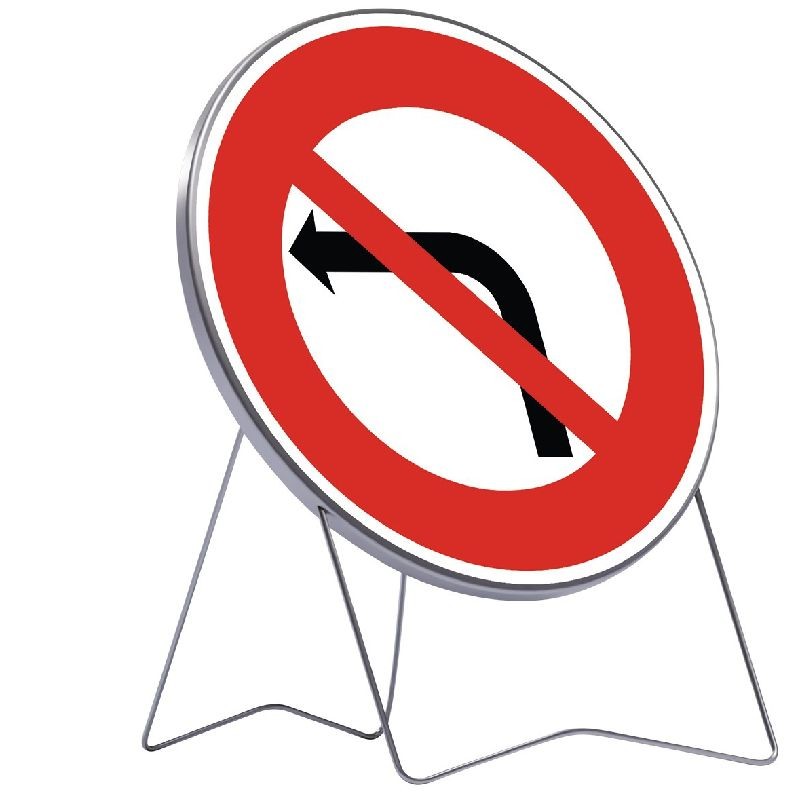 Achetez TALIA PANNEAU SIGN. BK 2A DEFENSE TOURNER A GAUCHE D.65CM A.S. CL1 en ligne sur MO-Shop