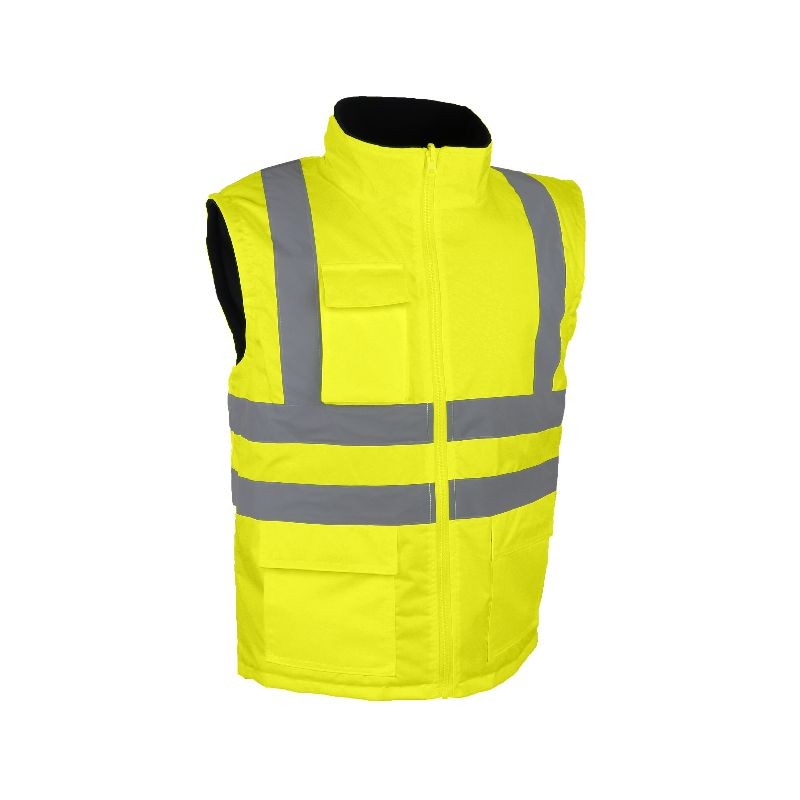 Achetez  GILET SANS MANCHE HV JAUNE DOUBLE POLAIRE en ligne sur MO-Shop