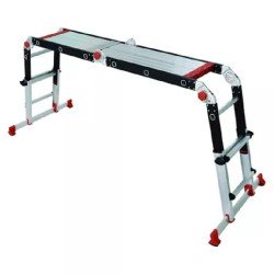 Achetez  ECHELLE PLIANTE HELDER PRO TELESCOPIQUE + PLATEFORME en ligne sur MO-Shop