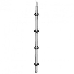 Achetez ALTRAD MONTANT ECHAFAUDAGE MULTIVIT / 2M / GALVA en ligne sur MO-Shop