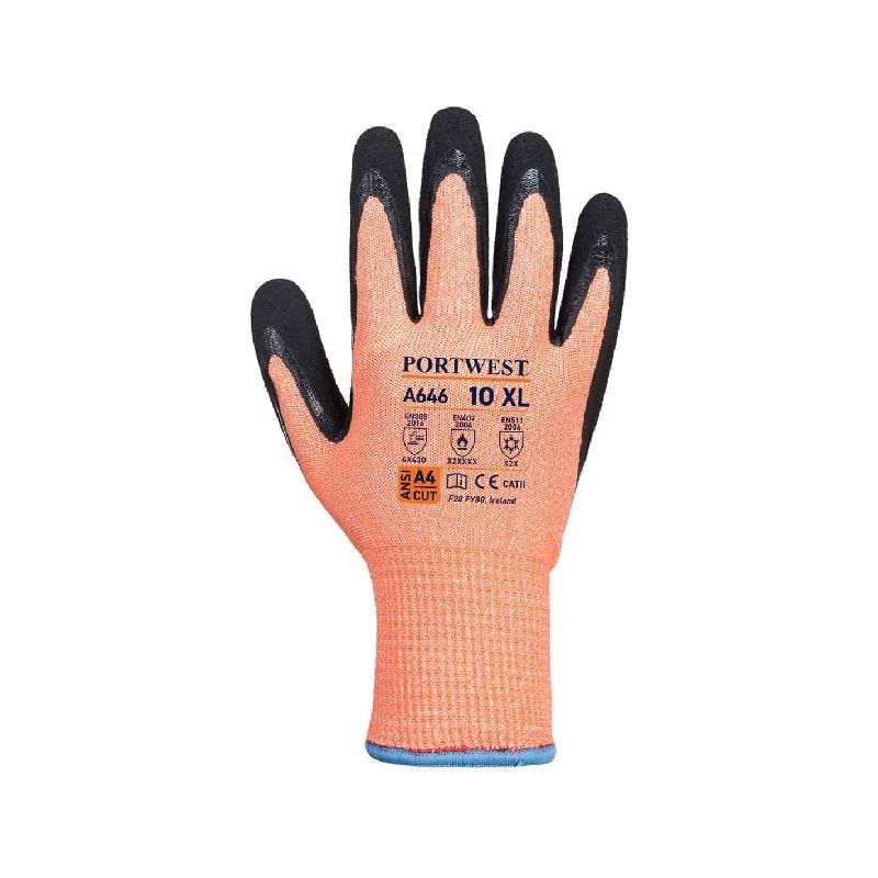 Achetez  PORTWEST GANT HIVER VIS-TEX HR CUT NITRILE ORANGE/ en ligne sur MO-Shop