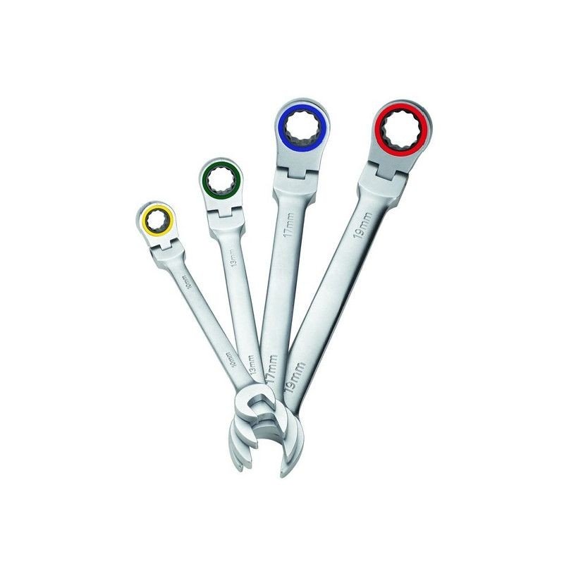 Achetez HEXEL CLES MIXTES CLIQUETS ARTICULEES 10A19 / JEU 4 / FLEX4 / HEXEL en ligne sur MO-Shop