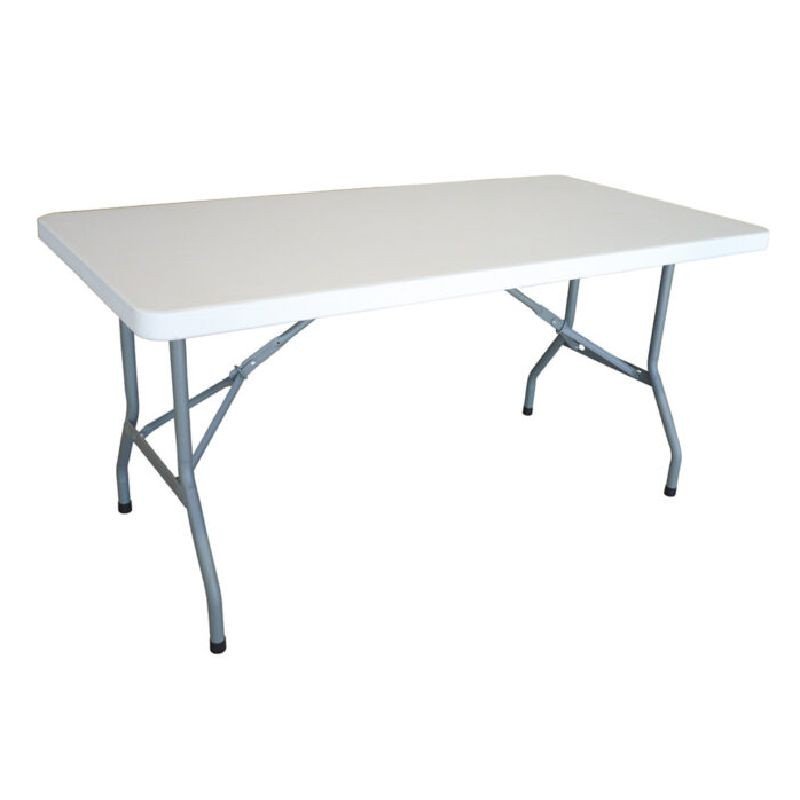 Achetez SANS MARQUE TABLE 1520X760 PLIANTE POLYETHYLENE BLANC/GRIS en ligne sur MO-Shop