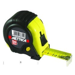 Achetez METRICA DEMI DECAMETRE METRICA ref/38656 25MM NOIR/JAUNE en ligne sur MO-Shop