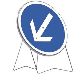 Achetez TALIA PANNEAU SIGN. BK21 SENS OBLIGATOIRE FLECHE ORIENTABLE D.85CM A.S. CL1 en ligne sur MO-Shop