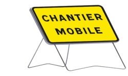 Achetez TALIA PANNEAU SIGN. KC1 CHANTIER MOBILE 80X60CM A.S. CL1 en ligne sur MO-Shop