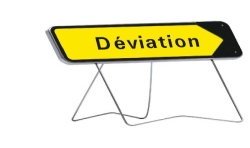 Achetez TALIA PANNEAU SIGN. KD22 DEVIATION FLECHE AMOVIBLE 1.30X0.30M A.S. CL1 en ligne sur MO-Shop