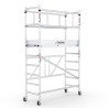 Achetez ATLAS ECHAFAUDAGE ROULANT ALU ATLAS-PRO PROTUBE F180   H.PLANCHER 1.84CM en ligne sur MO-Shop