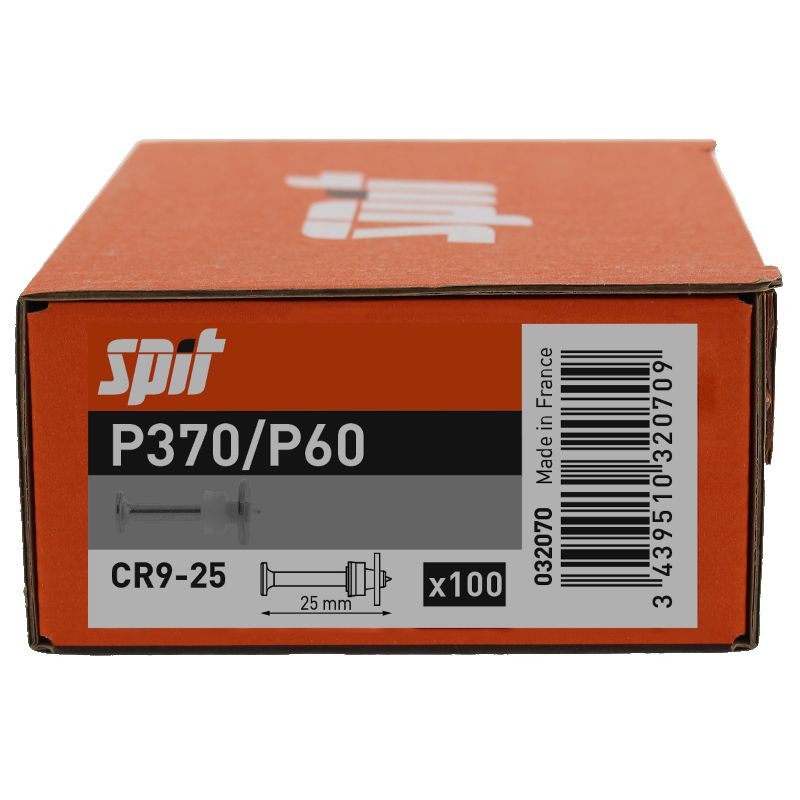 Achetez SPIT CLOU CR9-25 R.14 / BOITE DE 100 en ligne sur MO-Shop