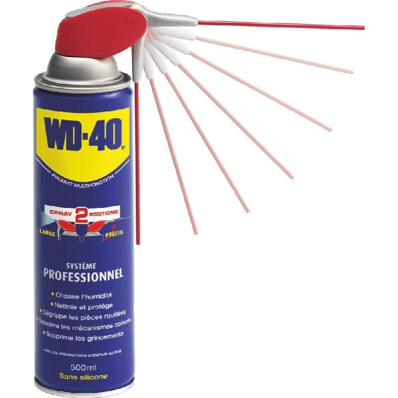 Achetez WD-40 BOMBE DEGRIPPANT WD40 VALVE DOUBLE POSITION / 500ML en ligne sur MO-Shop