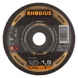 Achetez RHODIUS DISQUE 125/1.5 ACIER INOX MP en ligne sur MO-Shop