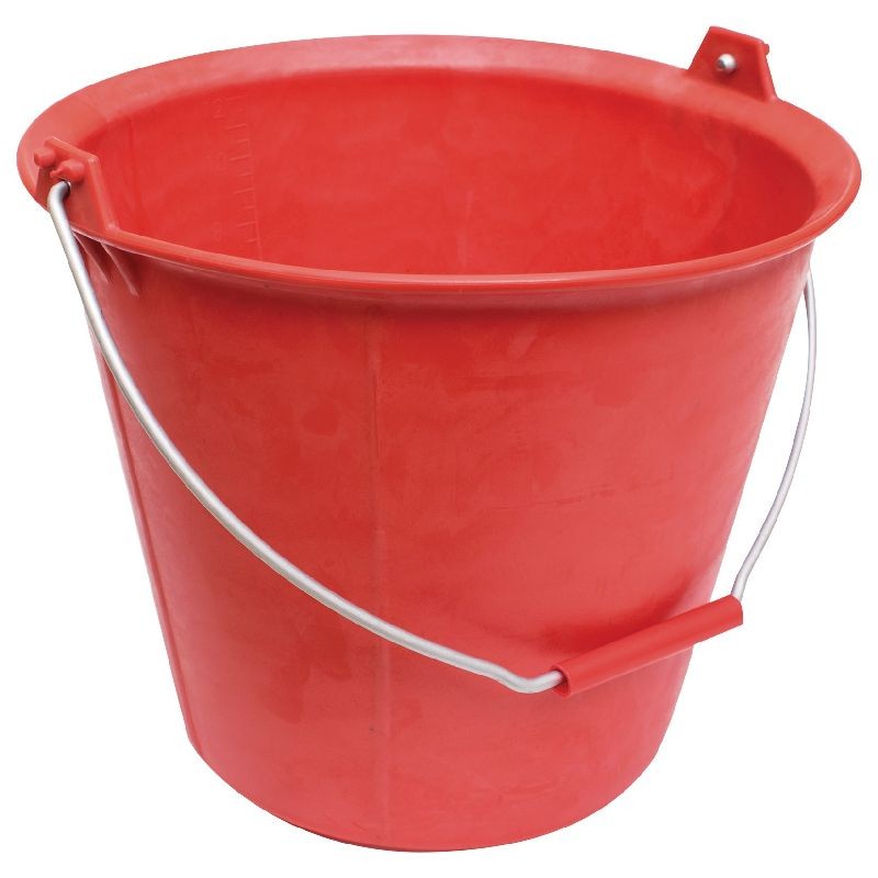 Achetez TALIA SEAU 13L SEAU PRO ROUGE  A POIGNEE ET ERGOTS ANSE 5,3MM en ligne sur MO-Shop