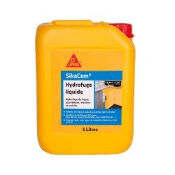 Achetez SIKA SIKACEM HYDROFUGE LIQUIDE / BLANC / BIDON DE 5 L en ligne sur MO-Shop