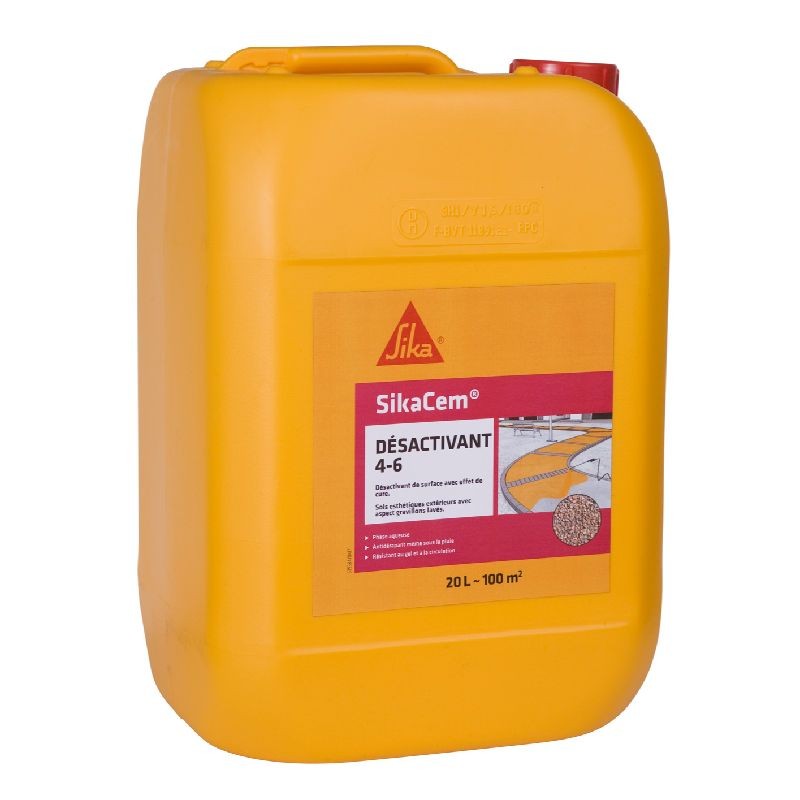 Achetez SIKA SIKACEM DESACTIVANT 4-6 / BLANC / BIDON DE 20 L en ligne sur MO-Shop