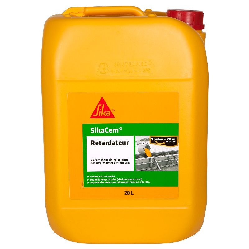 Achetez SIKA SIKA PLASTIRETARD PLASTIF. RETARDATEUR PRISE / 20L en ligne sur MO-Shop