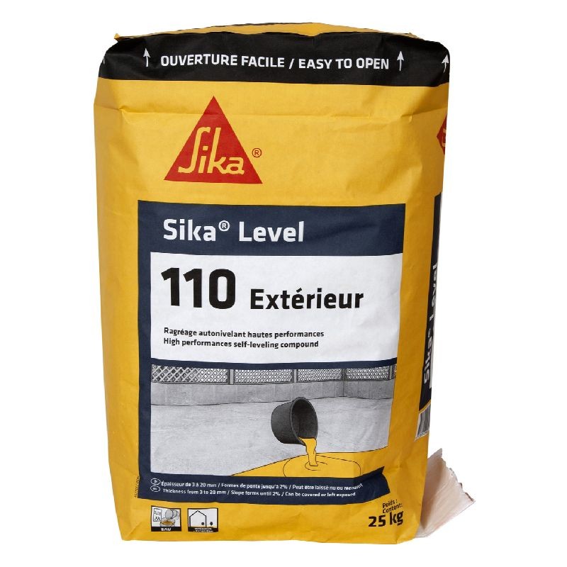 Achetez SIKA SIKAFLOOR-110  EXTERIEUR LEVEL / GRIS CLAIR / SAC DE 25 KG en ligne sur MO-Shop