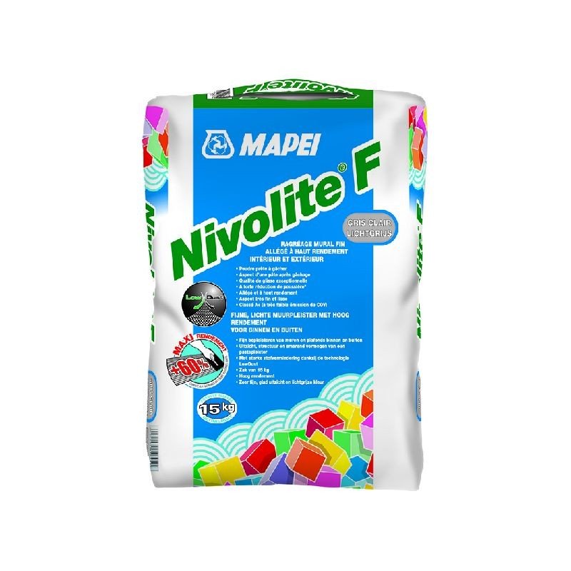 Achetez MAPEI MAPEI NIVOLITE F POUDRE DE RAGREAGE SAC DE 15KG en ligne sur MO-Shop